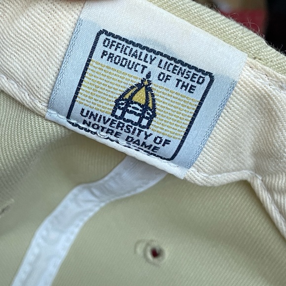 Notre Dame Embroidered Baseball Hat - Picture 4 of 8